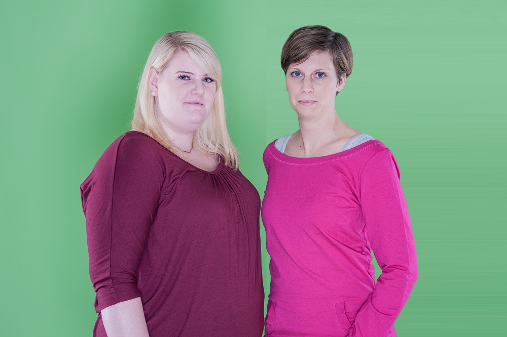 Michelle Sommer und Sarah Söldner